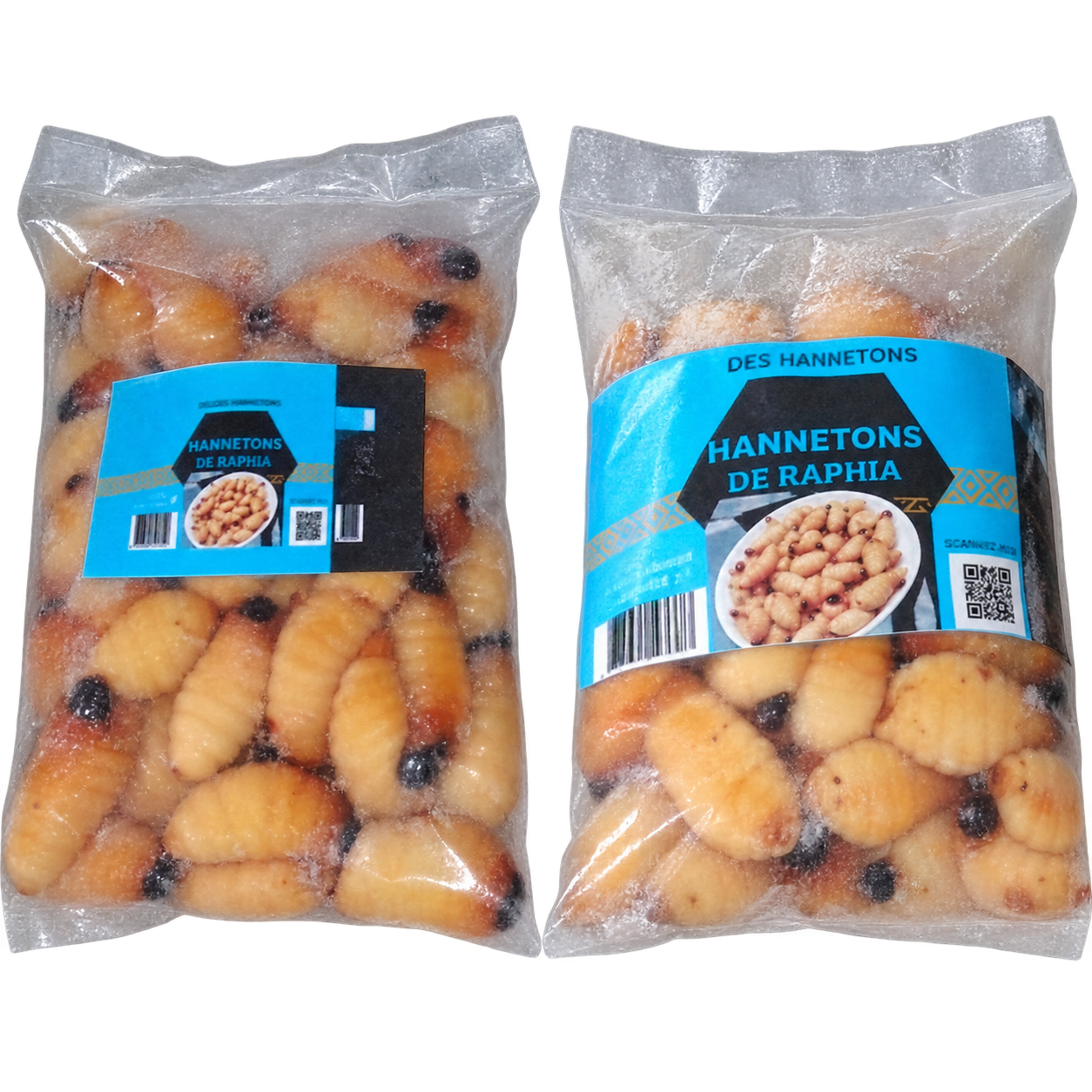 Sachet de larves conditionnées de 500 g
